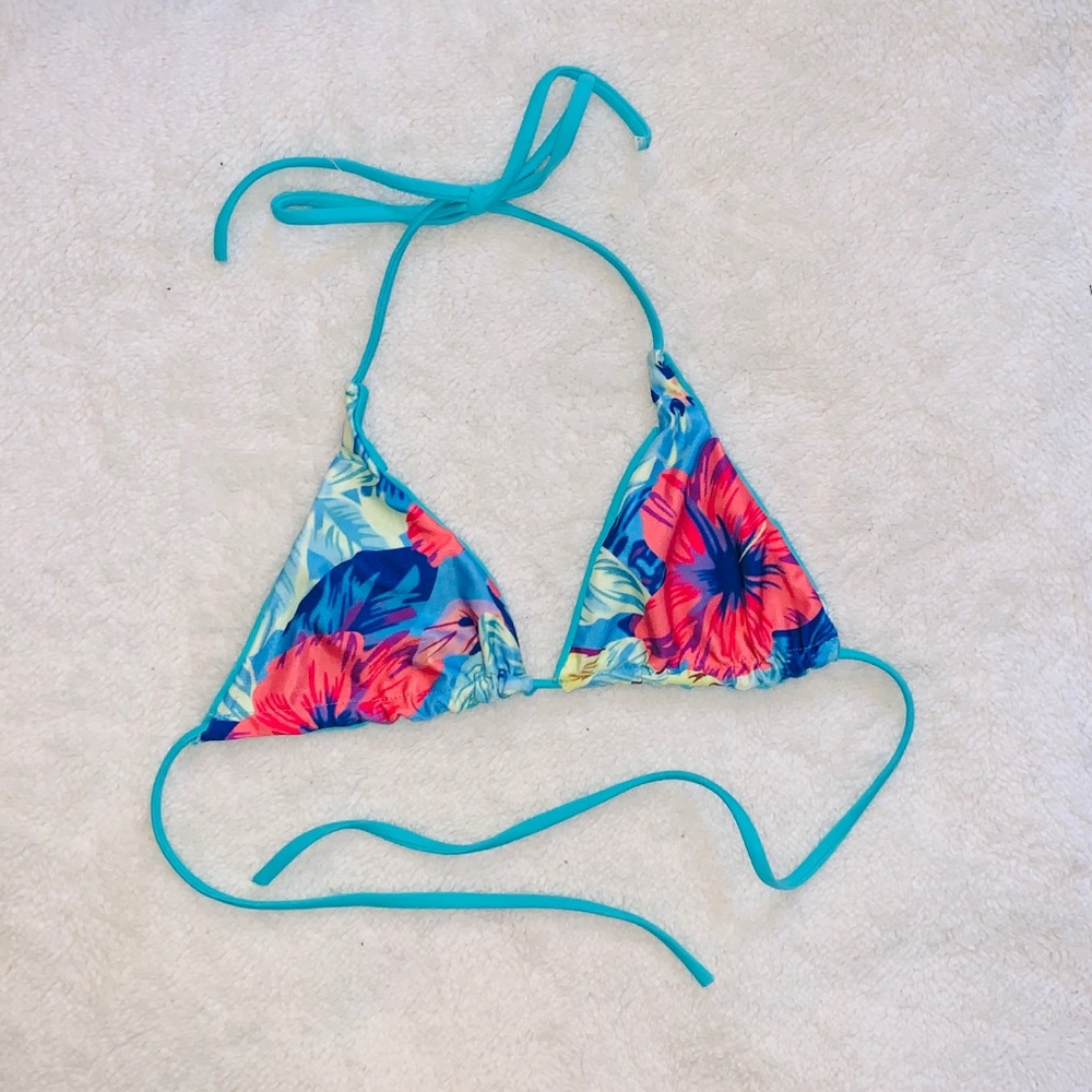 Zaful Floral Bikini Top